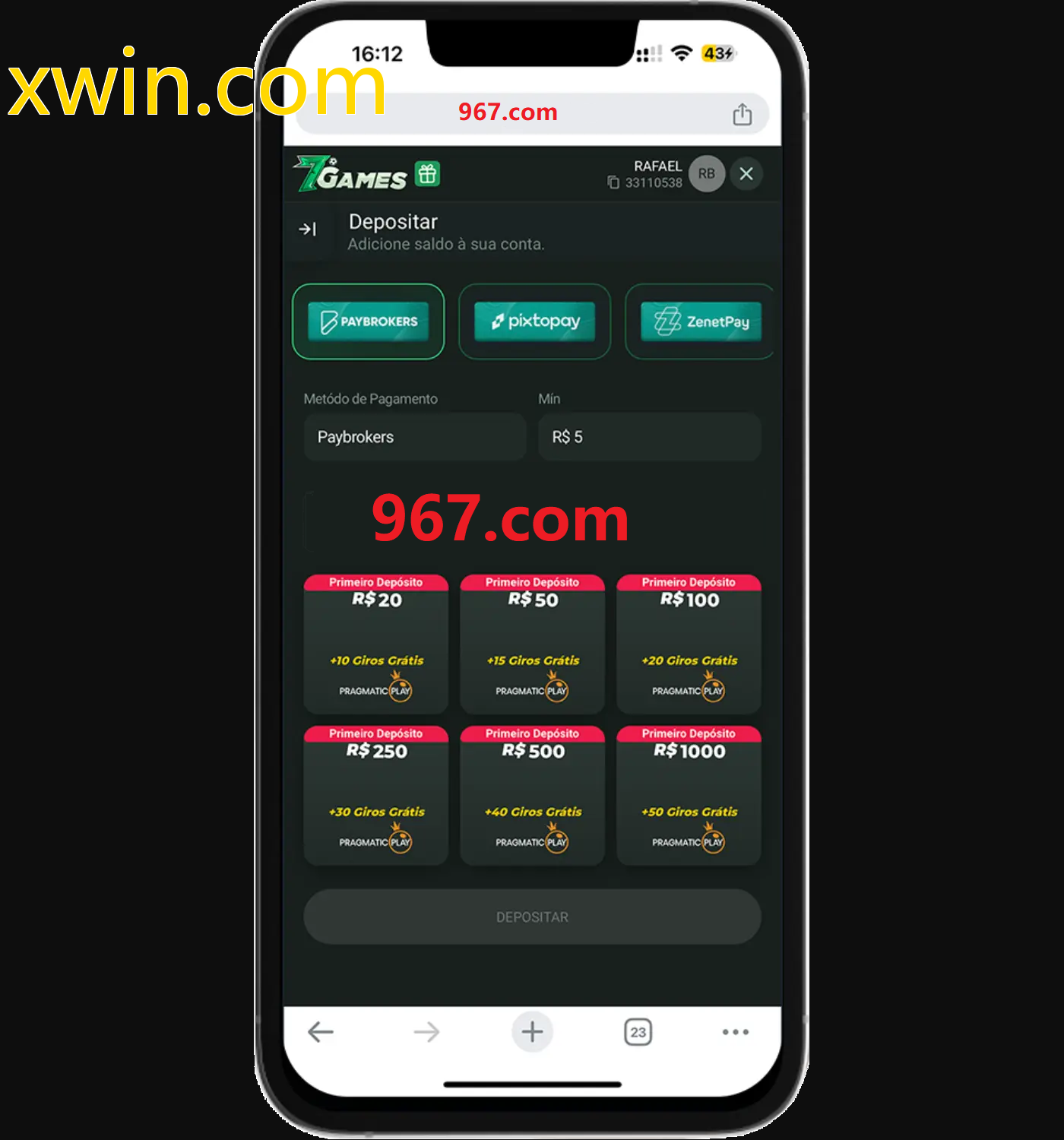 Baixe o aplicativo xwin.com para jogar a qualquer momento