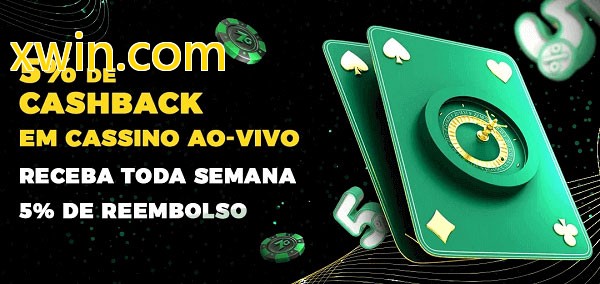 Promoções do cassino ao Vivo xwin.com